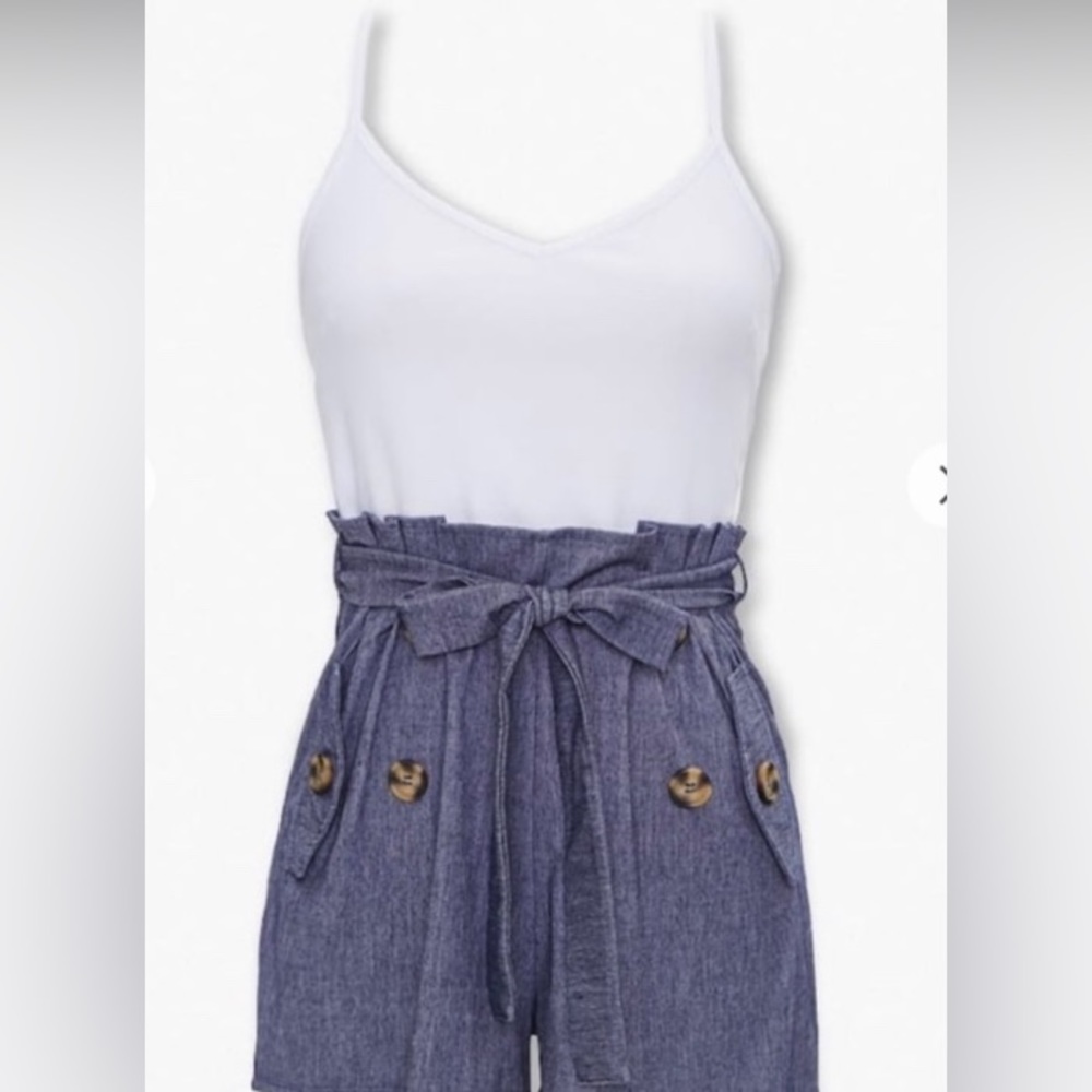 Paper Bag Combo Romper